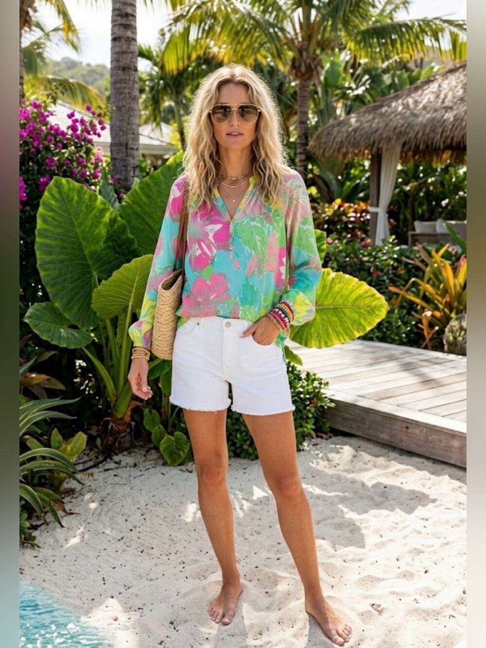 Lilly Pulitzer Elsa Blouse - Picture 1 of 5
